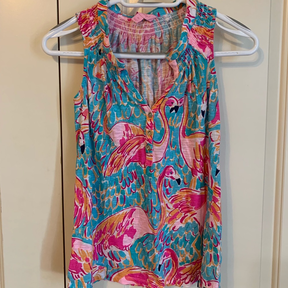 Lilly Pulitzer Flamingo Print Tank